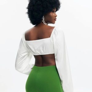 Solado white crop top